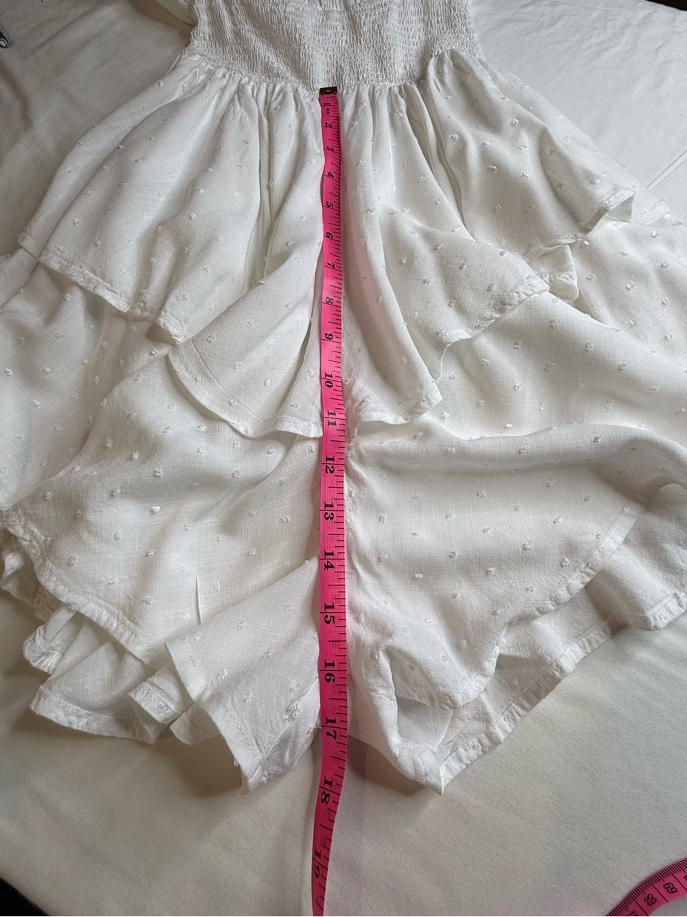 Princess Polly White Ruffled High-Low Sundress - Picture 4 of 6